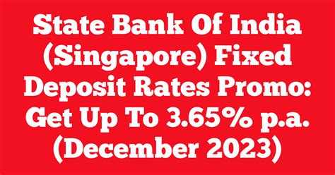 state bank of india singapore fixed deposit